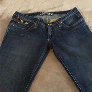 Women's ROBIN'S JEAN sz 29 Gold Wings